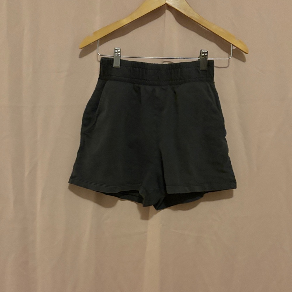 Zara High Waist Black Shorts